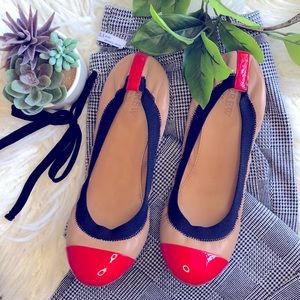 🎉HP🎉 ❤️ J. Crew - Mila Cap Toe Ballet Flats 💙